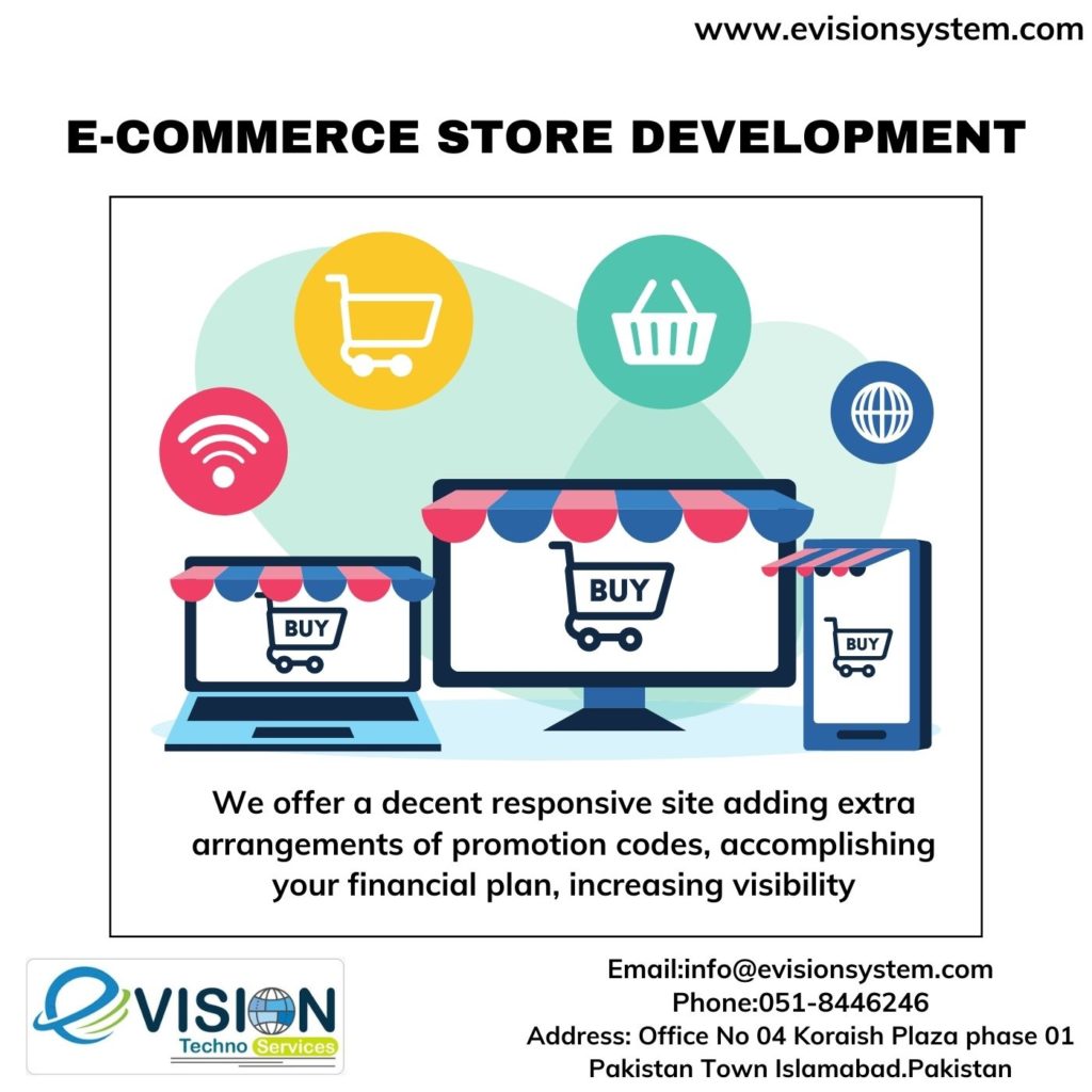 E-commerce website development and services