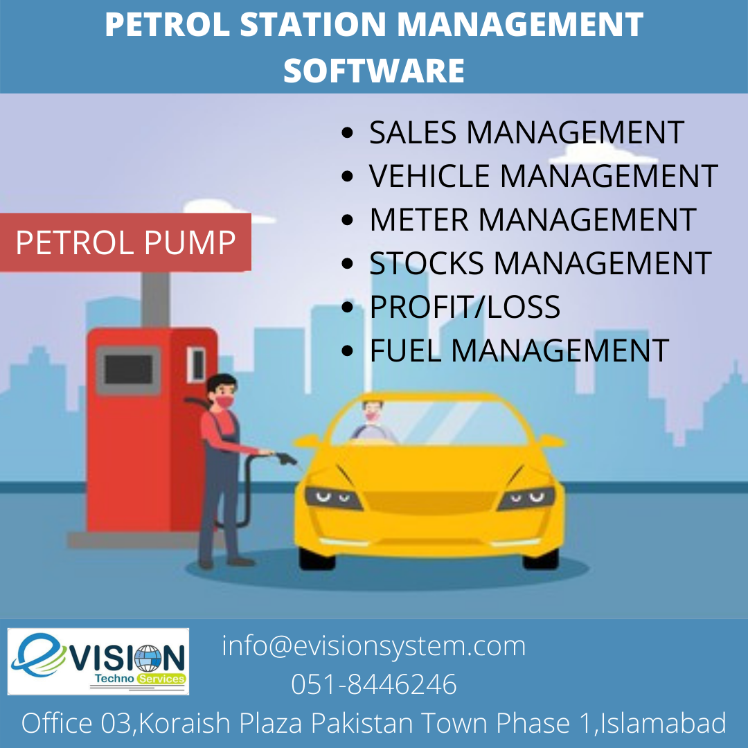 Petrol Station Management System Evision Techno Services